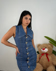 Dress Denim Dropy