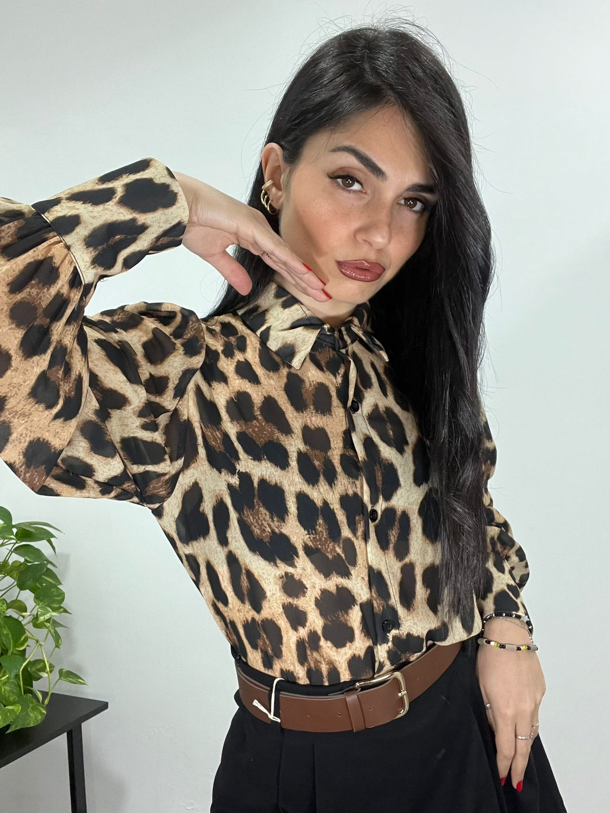 Camicia Leopard