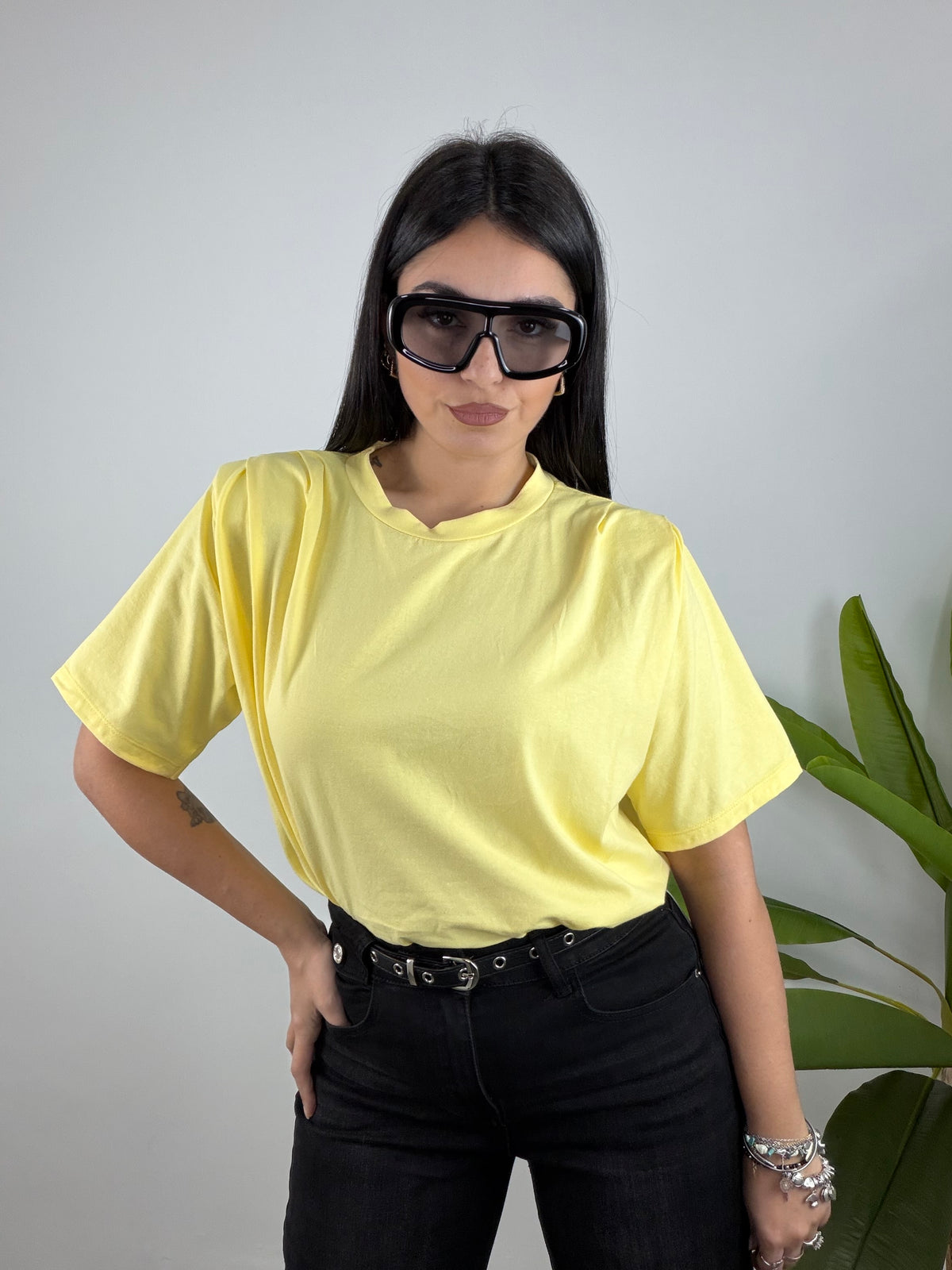 Shirt Con Spalline
