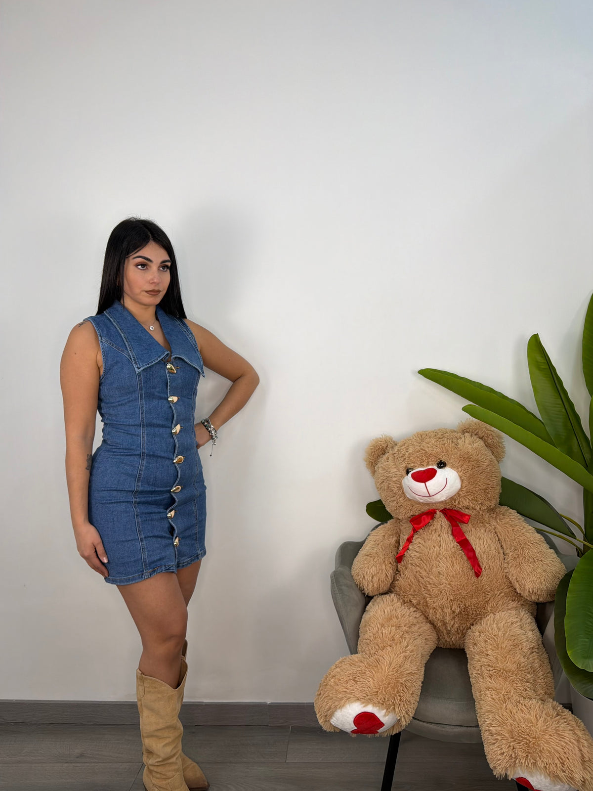 Dress Denim Dropy