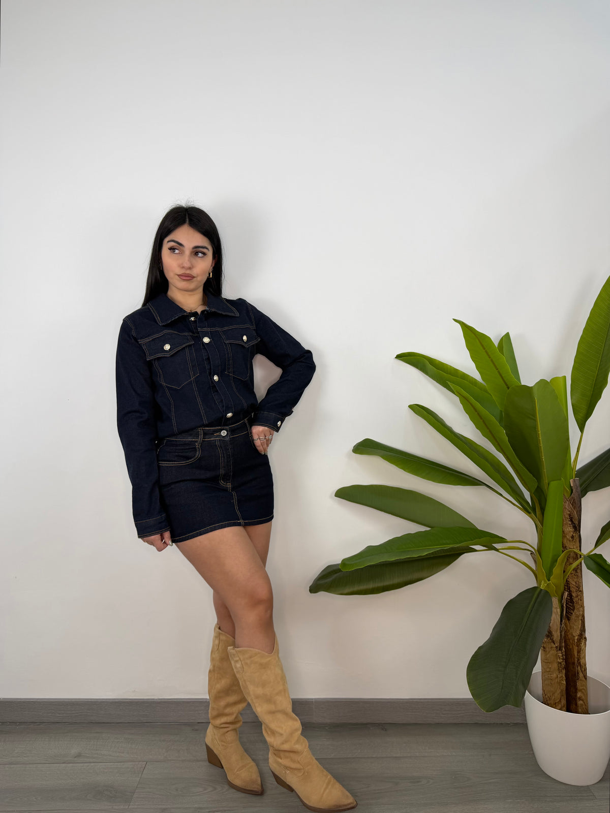 Coordset Denim Midy
