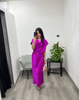 Abito Long Satin