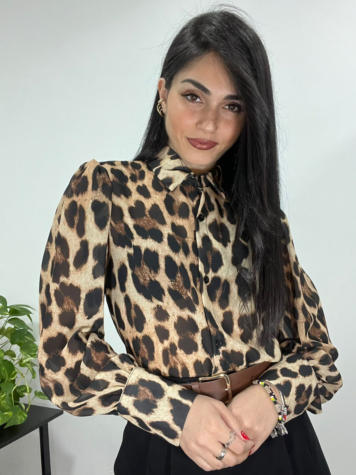 Camicia Leopard