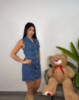 Dress Denim Dropy