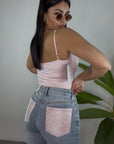 Jeans Palazzo Pink