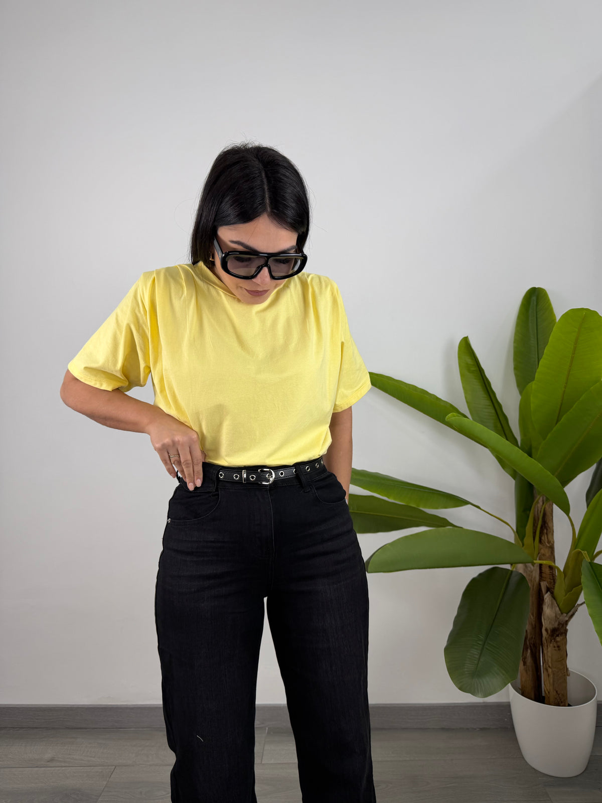 Jeans Palazzo Black