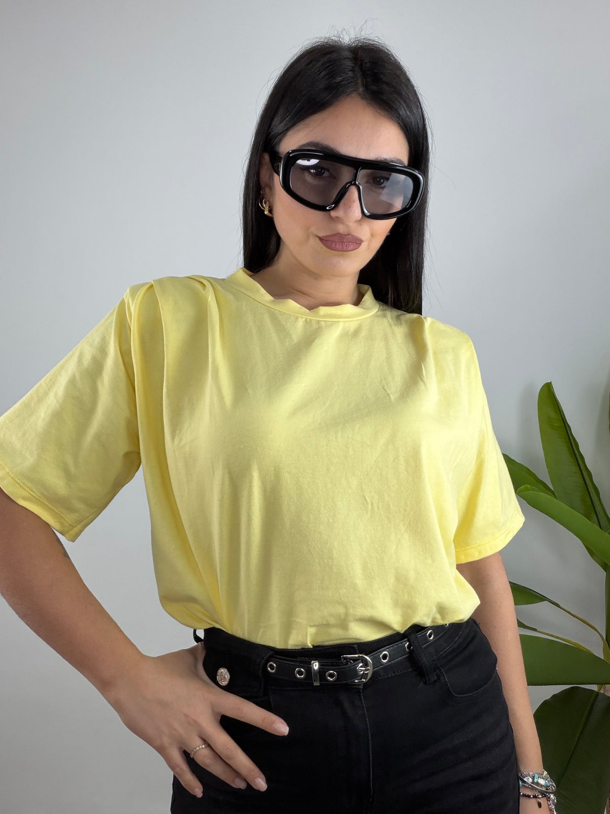 Shirt Con Spalline
