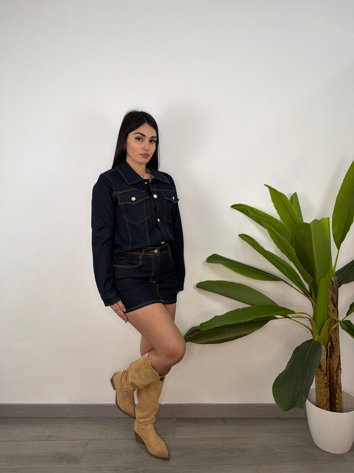 Coordset Denim Midy