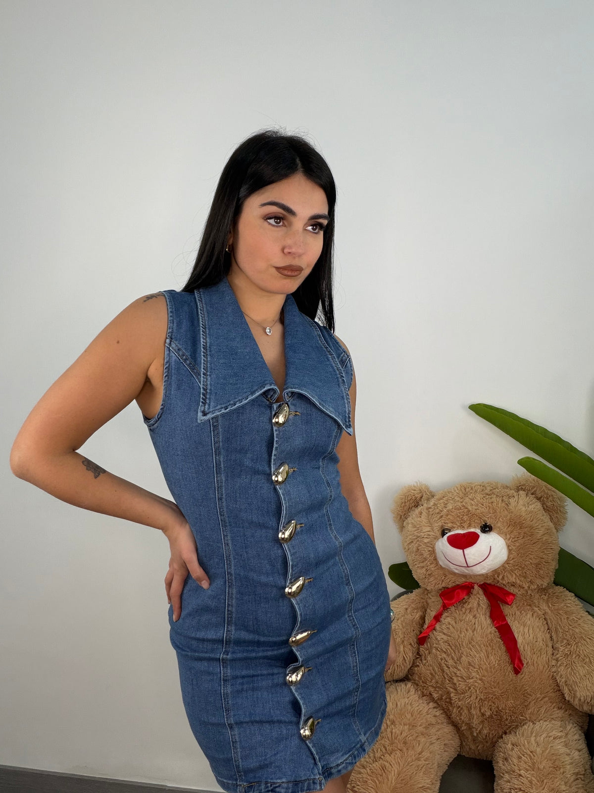 Dress Denim Dropy