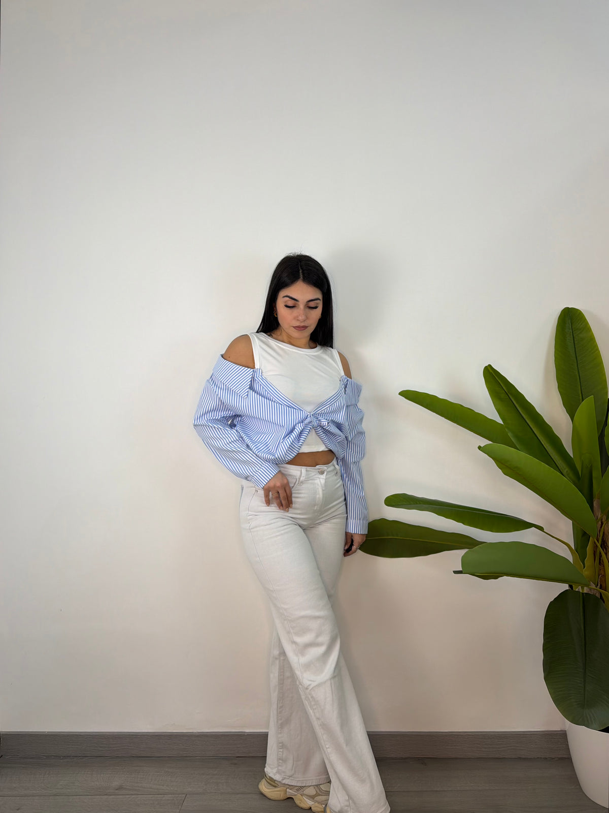 Jeans White Pocket