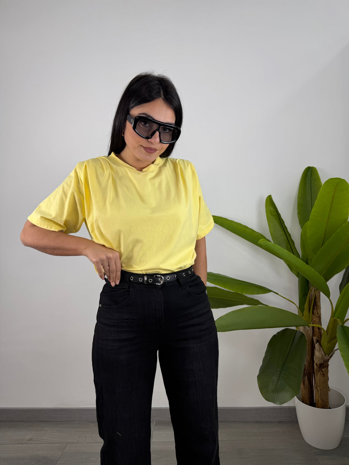 Jeans Palazzo Black