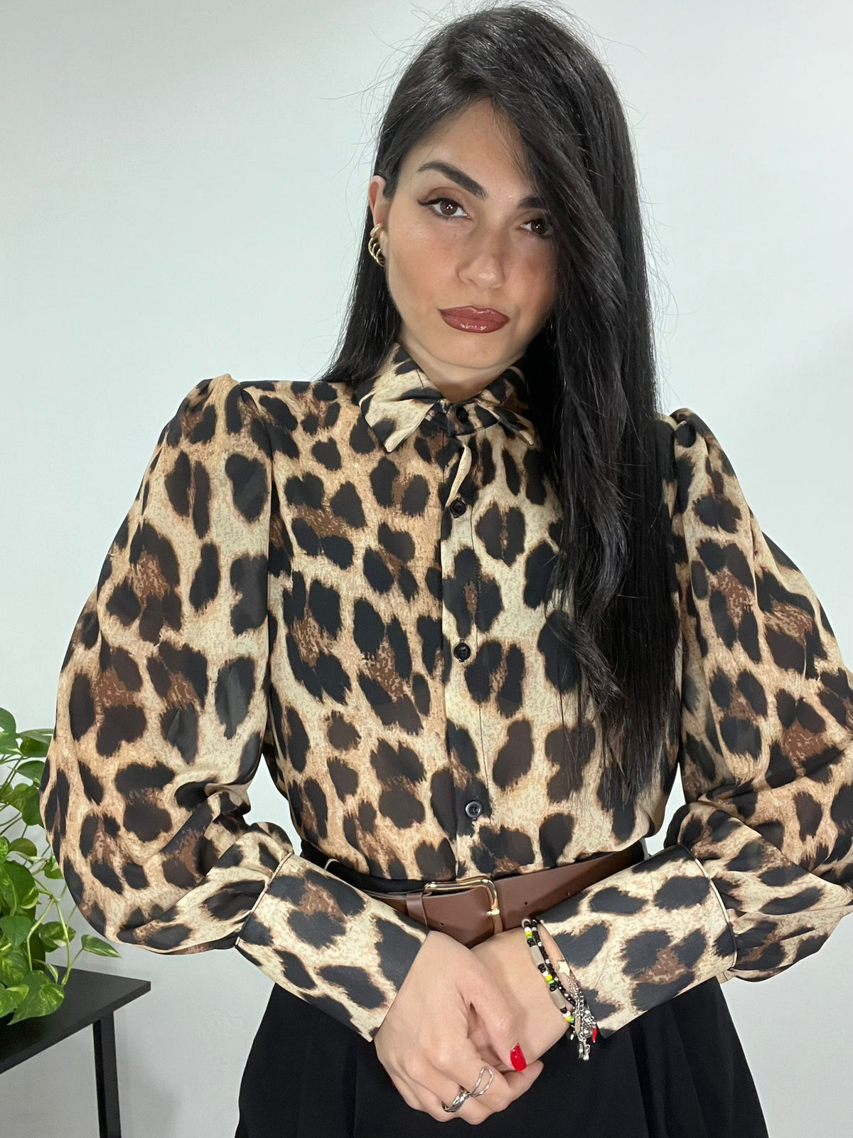 Camicia Leopard
