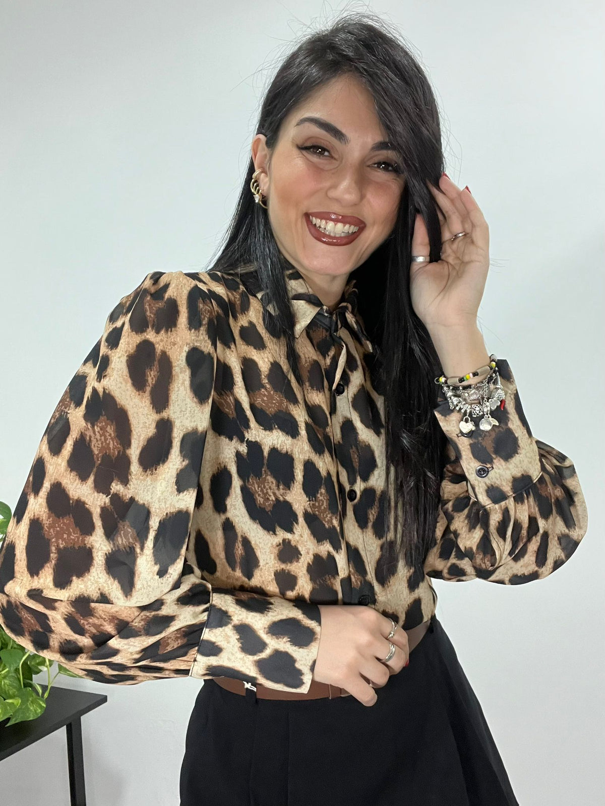 Camicia Leopard