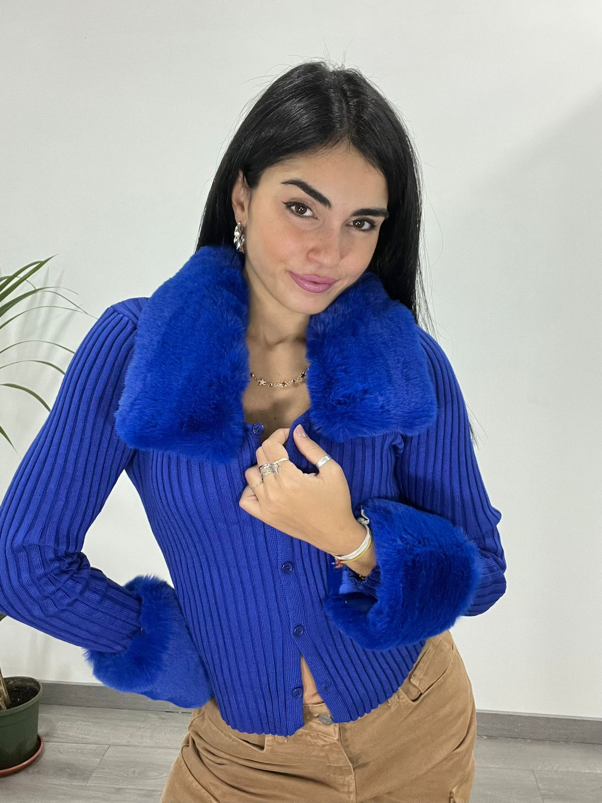 Cardigan Peluche