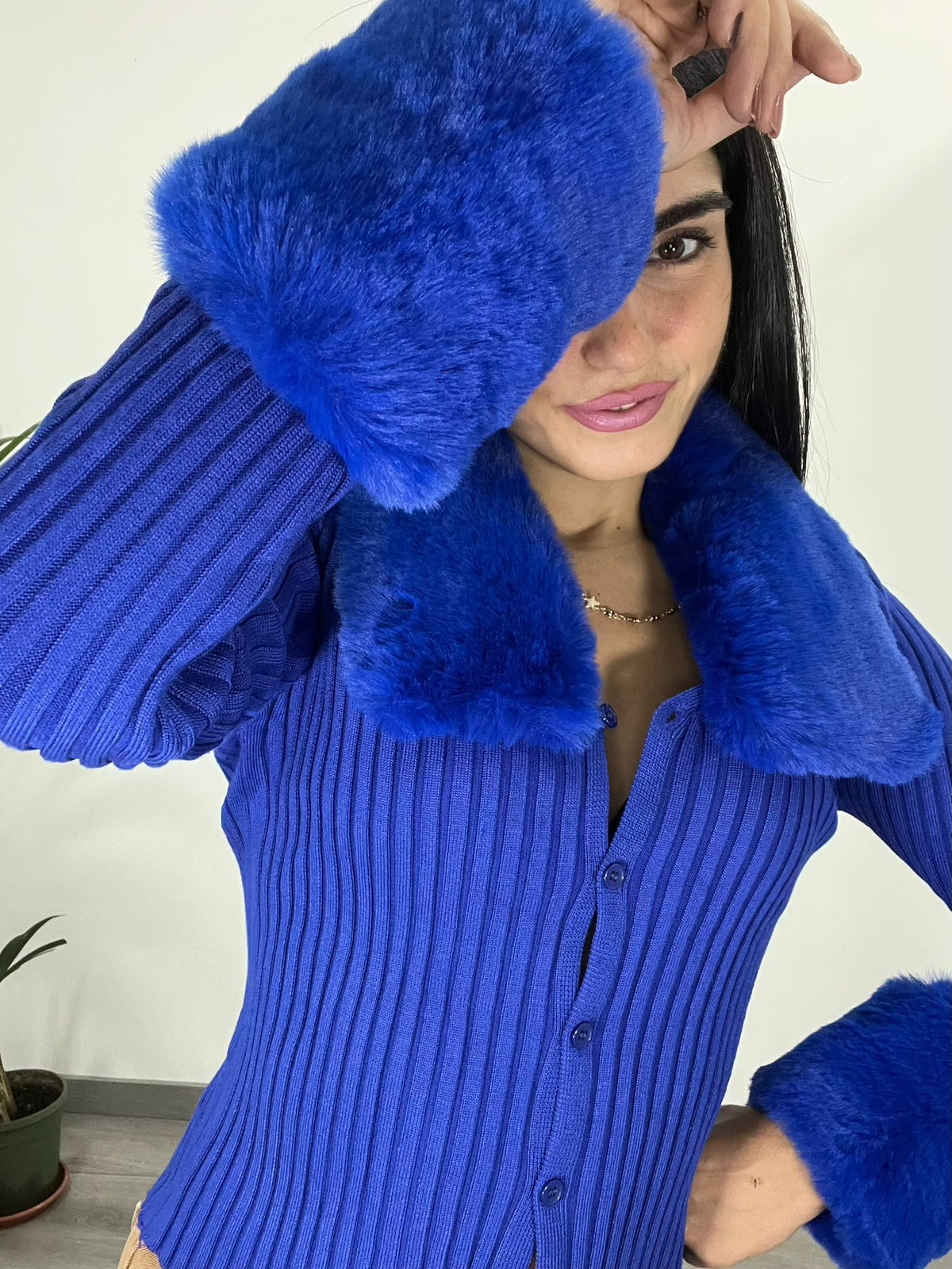 Cardigan Peluche