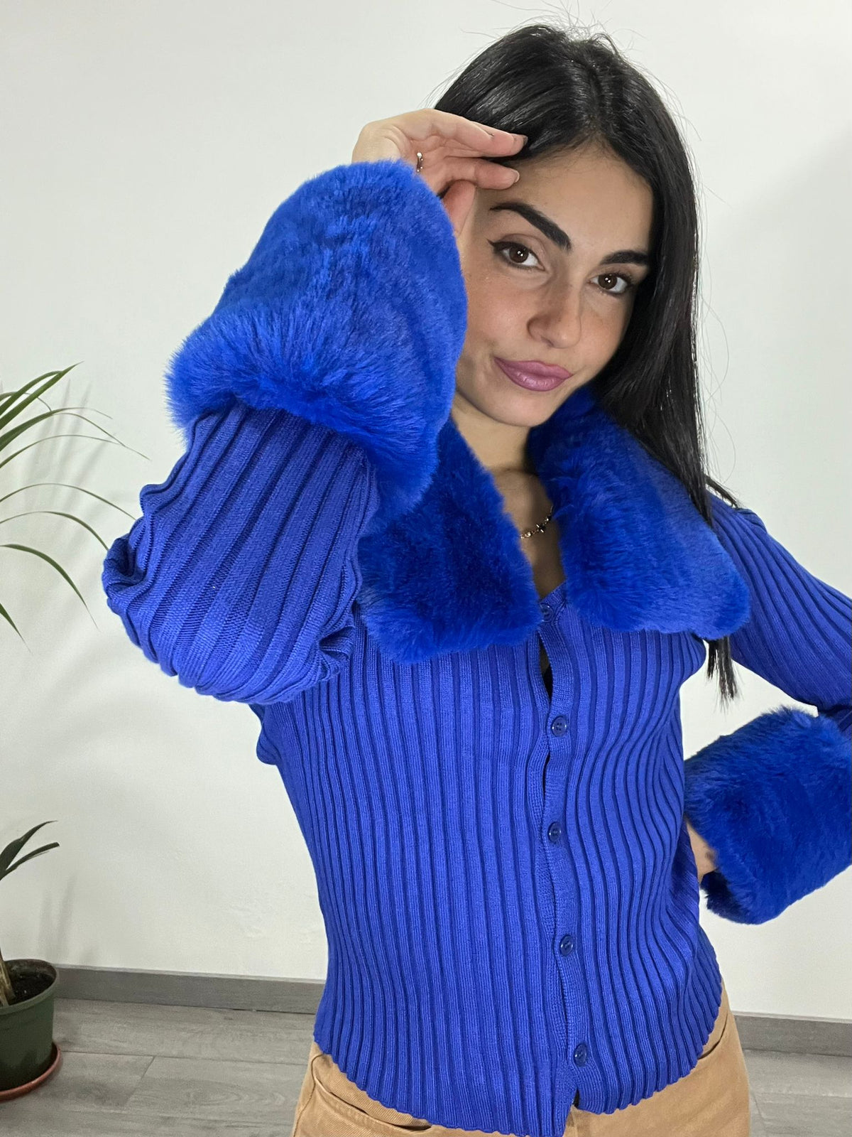Cardigan Peluche