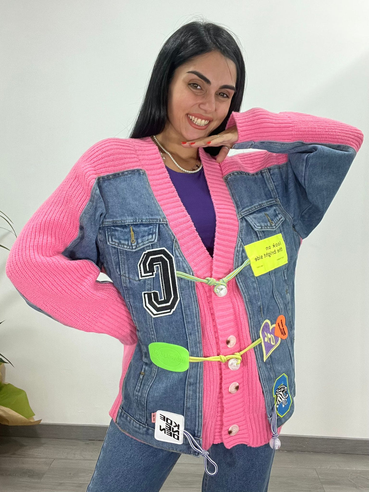 Cardigan Pink Waug