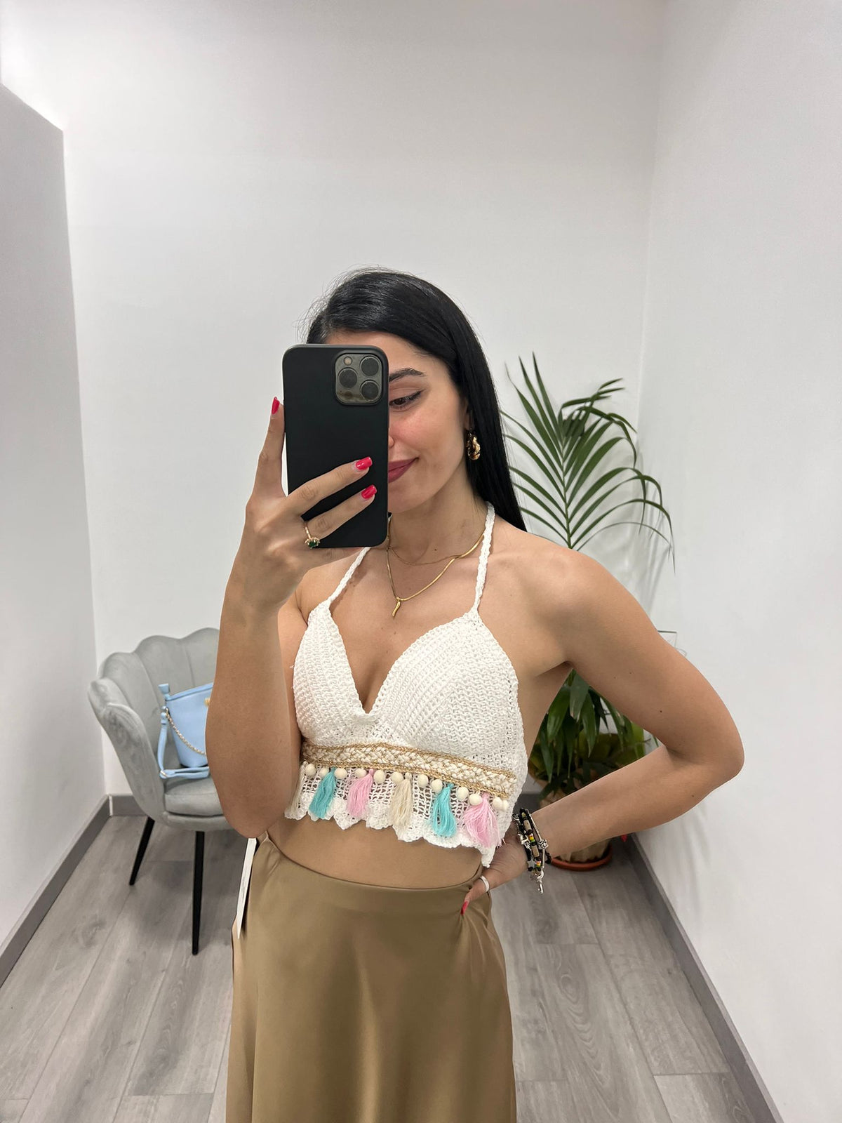 Top Uncinetto White