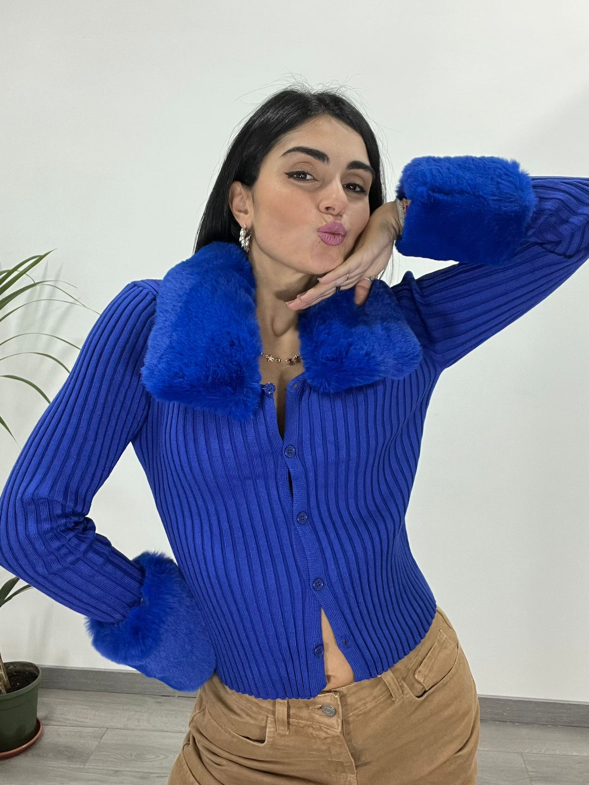 Cardigan Peluche