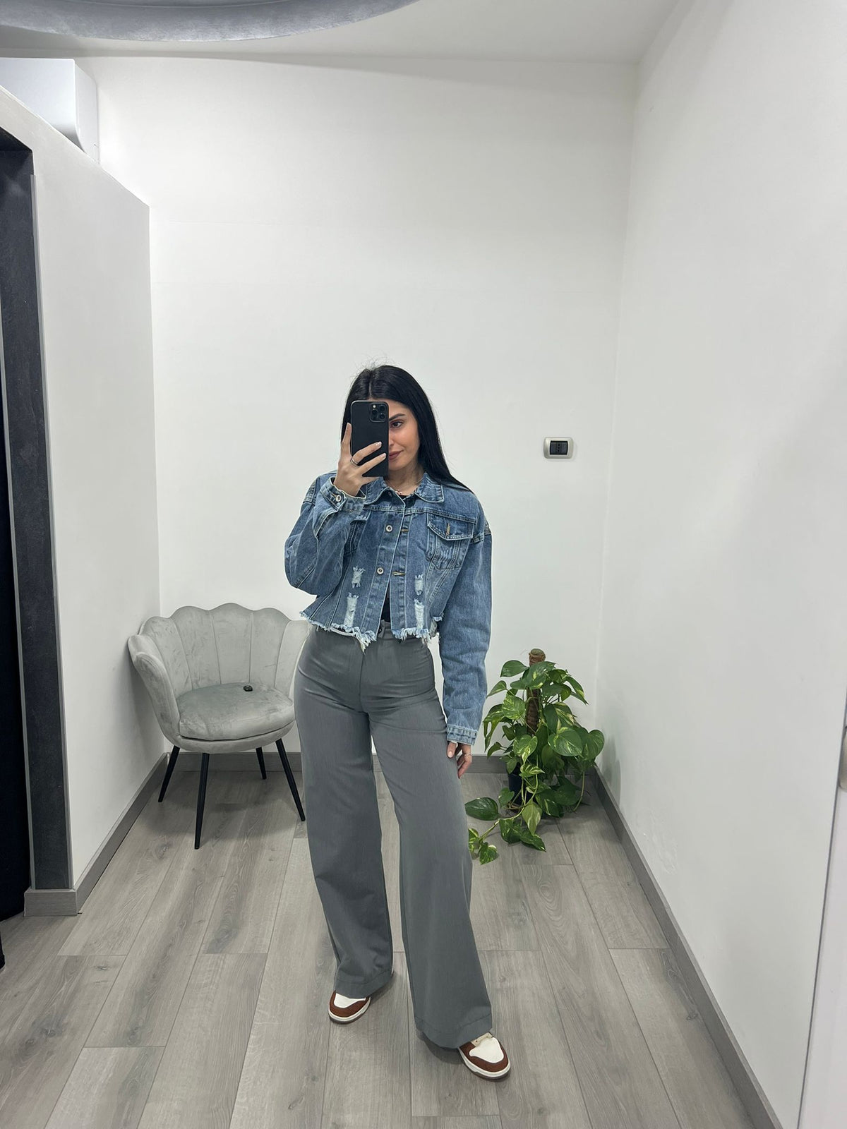 Giubbino di Jeans Straps