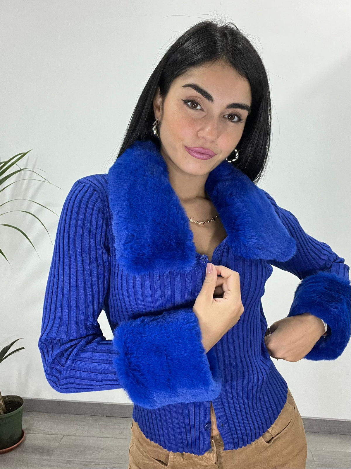 Cardigan Peluche