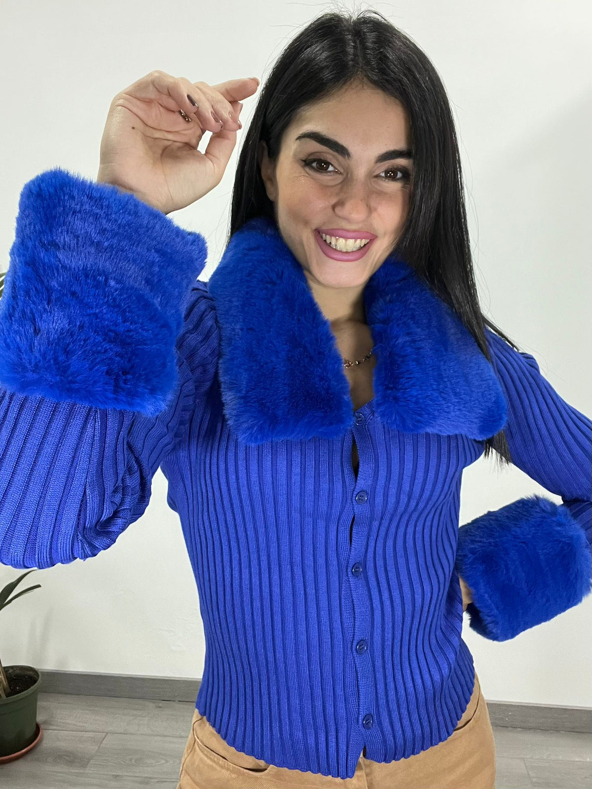 Cardigan Peluche
