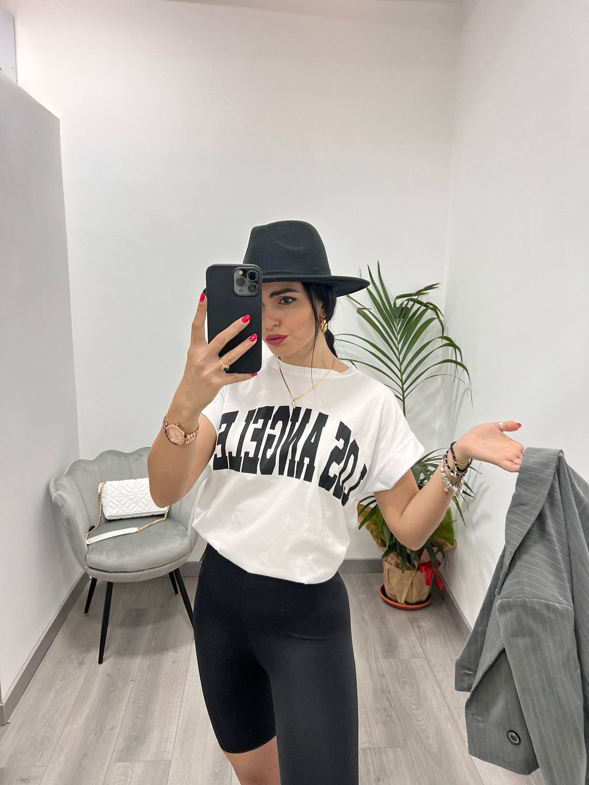 T-Shirt Los Angeles White