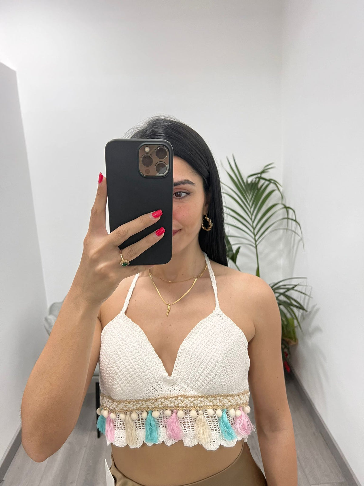 Top Uncinetto White