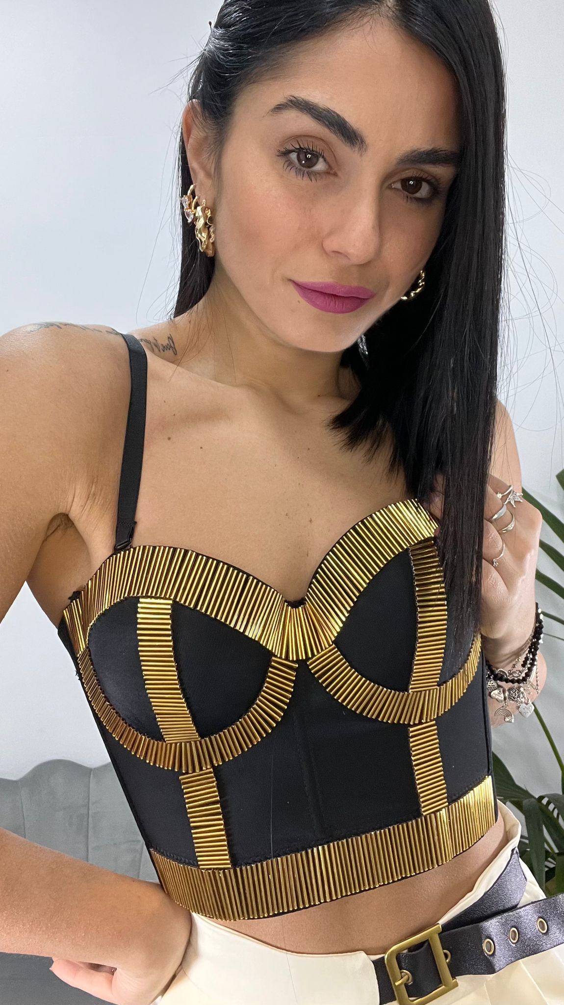Bustier Gold