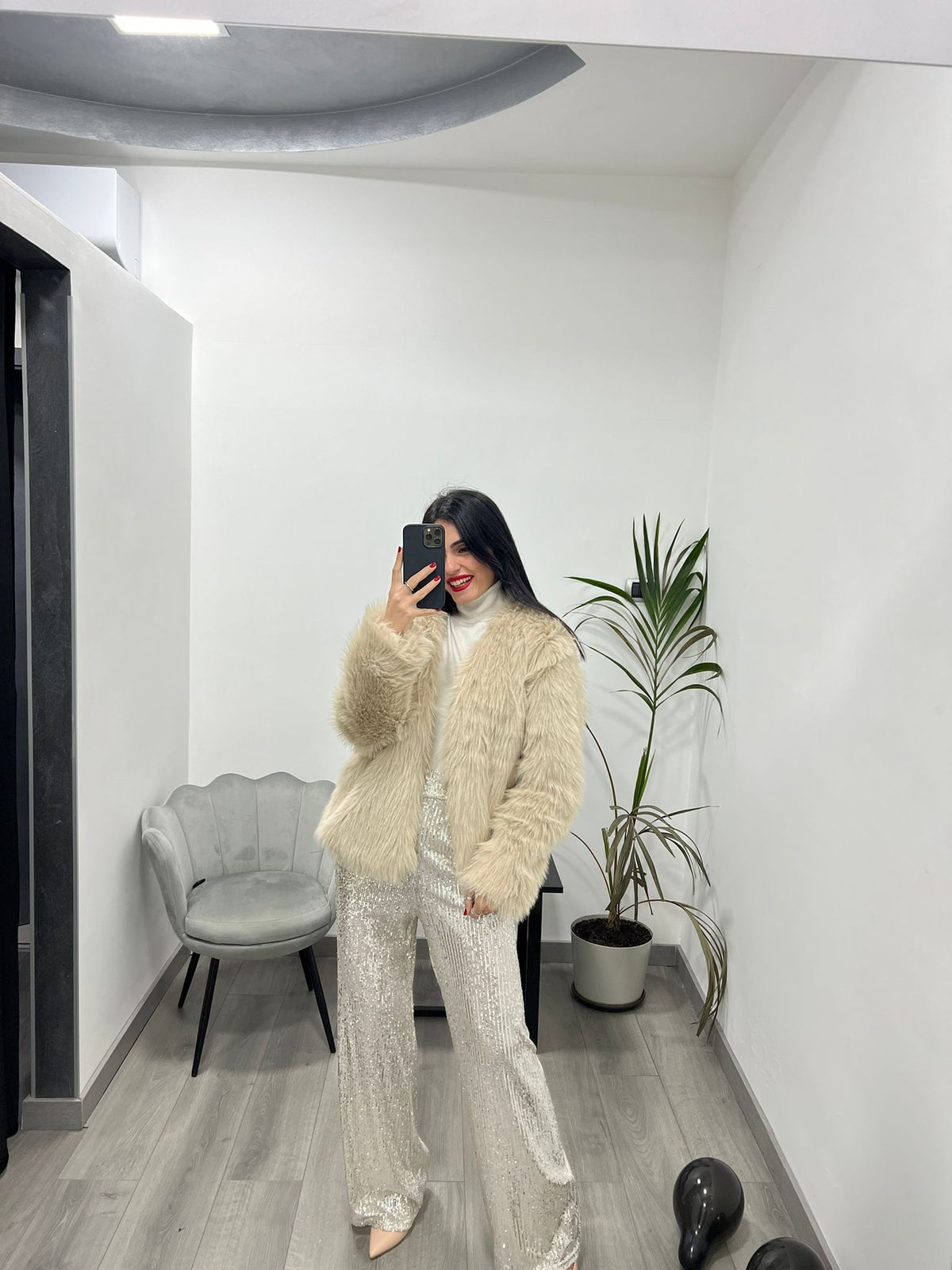 Pantalone a Zampa Paillette
