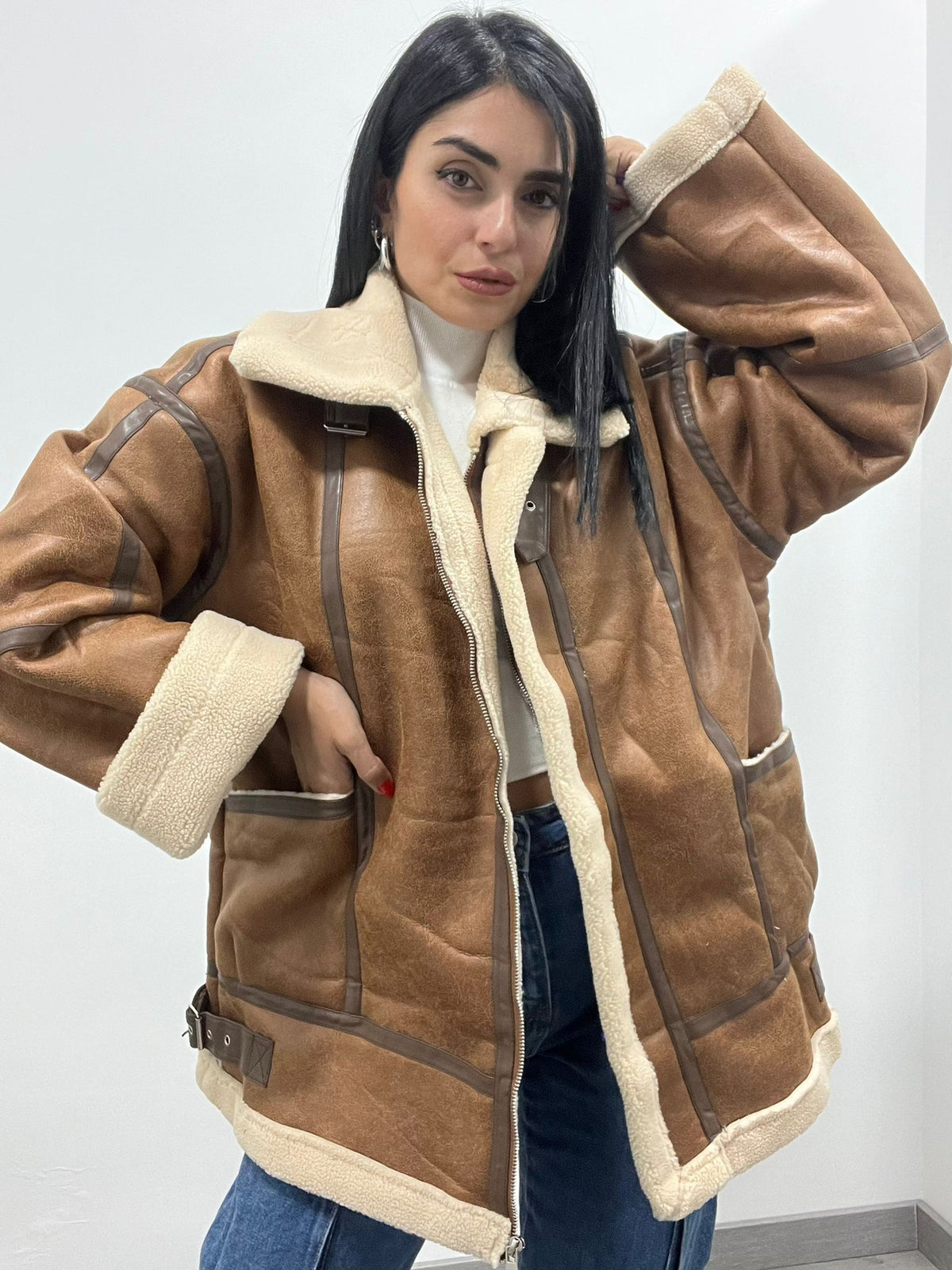 Giacca Montone Brown