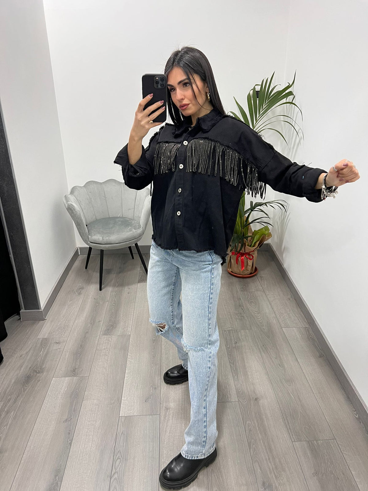 Giacca Fringes