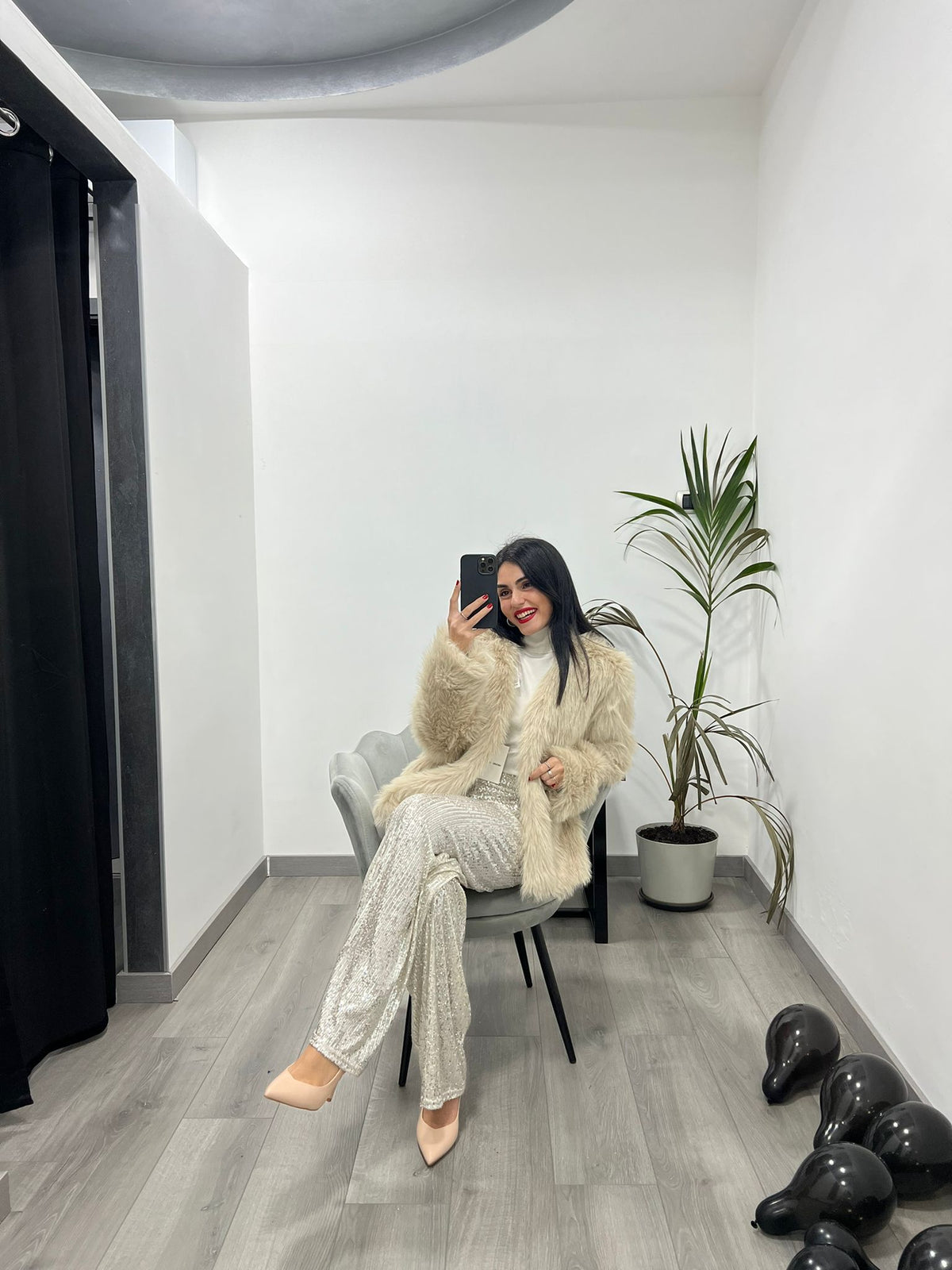 Pantalone a Zampa Paillette