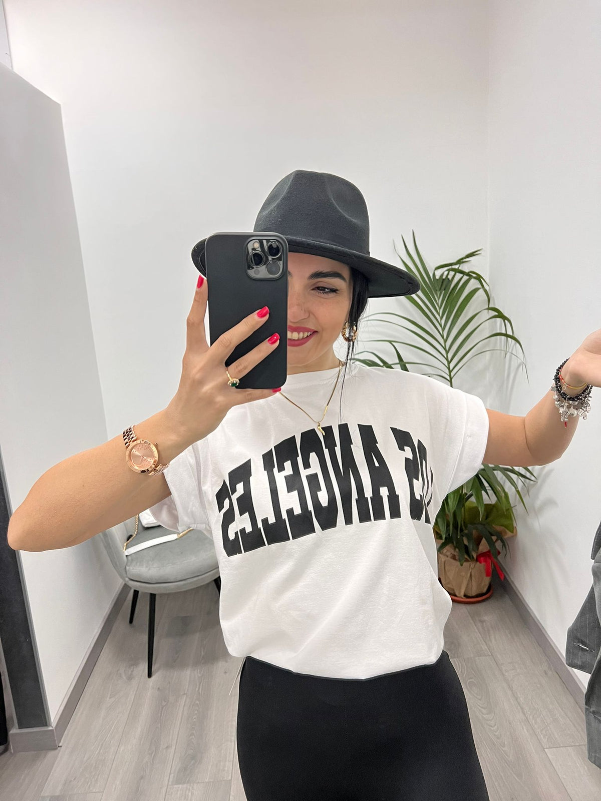 T-Shirt Los Angeles White
