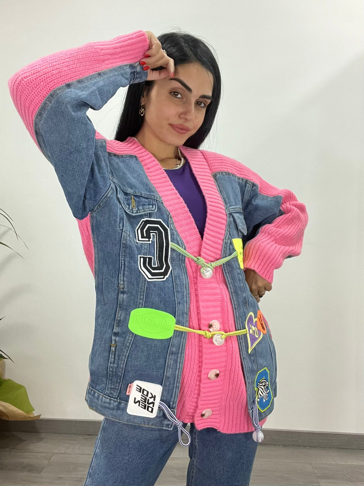Cardigan Pink Waug
