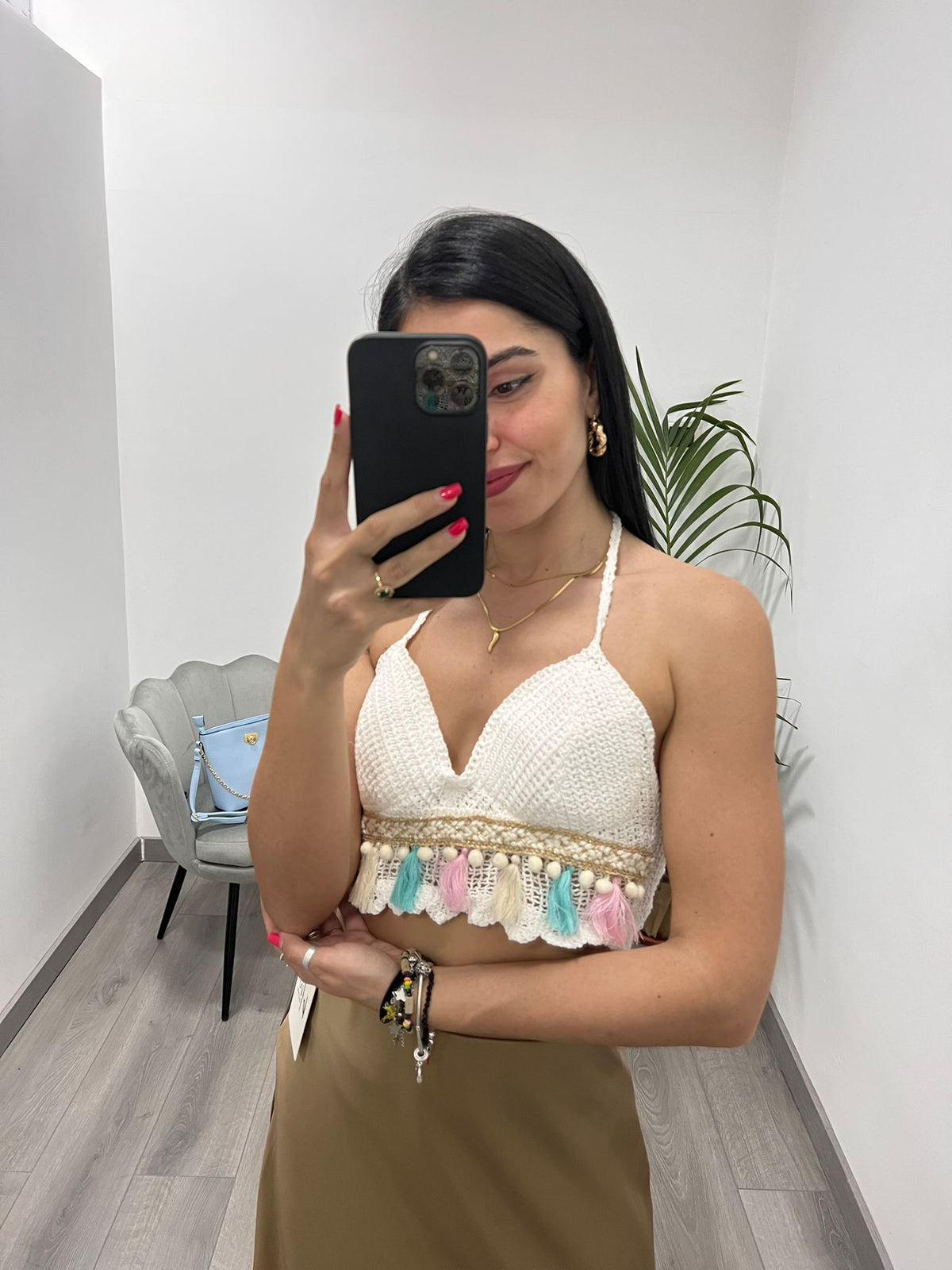 Top Uncinetto White