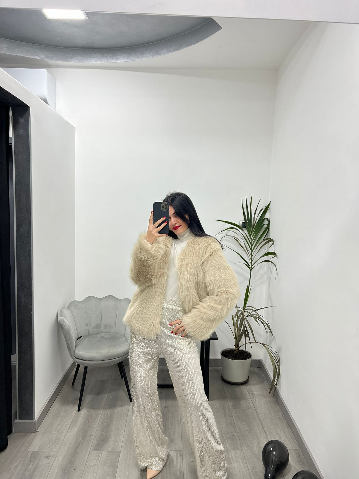 Pantalone a Zampa Paillette