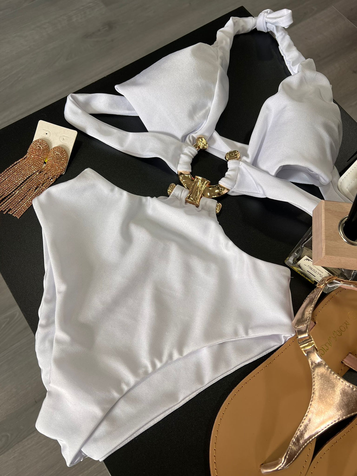 Costume Trikini White