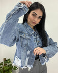 Giubbino di Jeans Straps